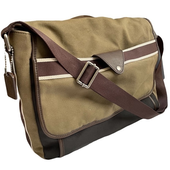 Fossil Bags Fossil Canvas Front Flap Messenger Bag Crossbody Laptop